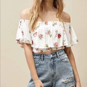Smocked Off-The-Shoulder Top